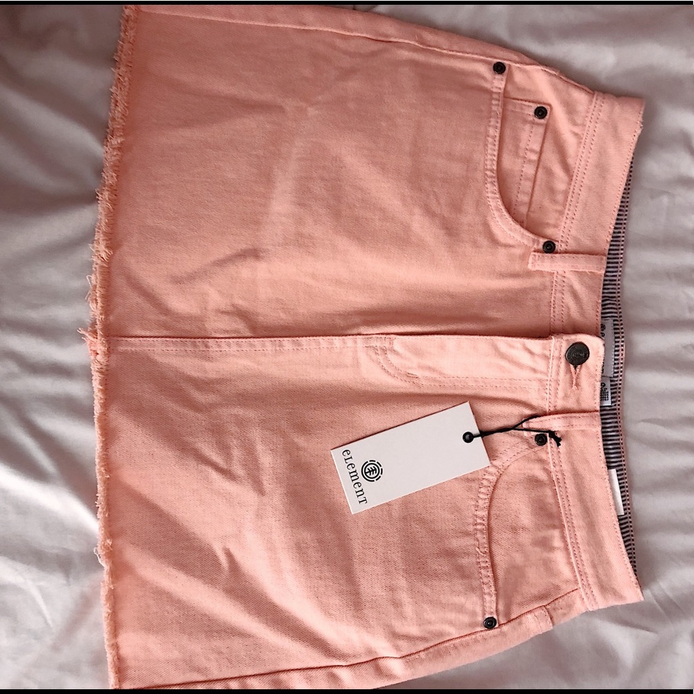 Pink Jean Skirt